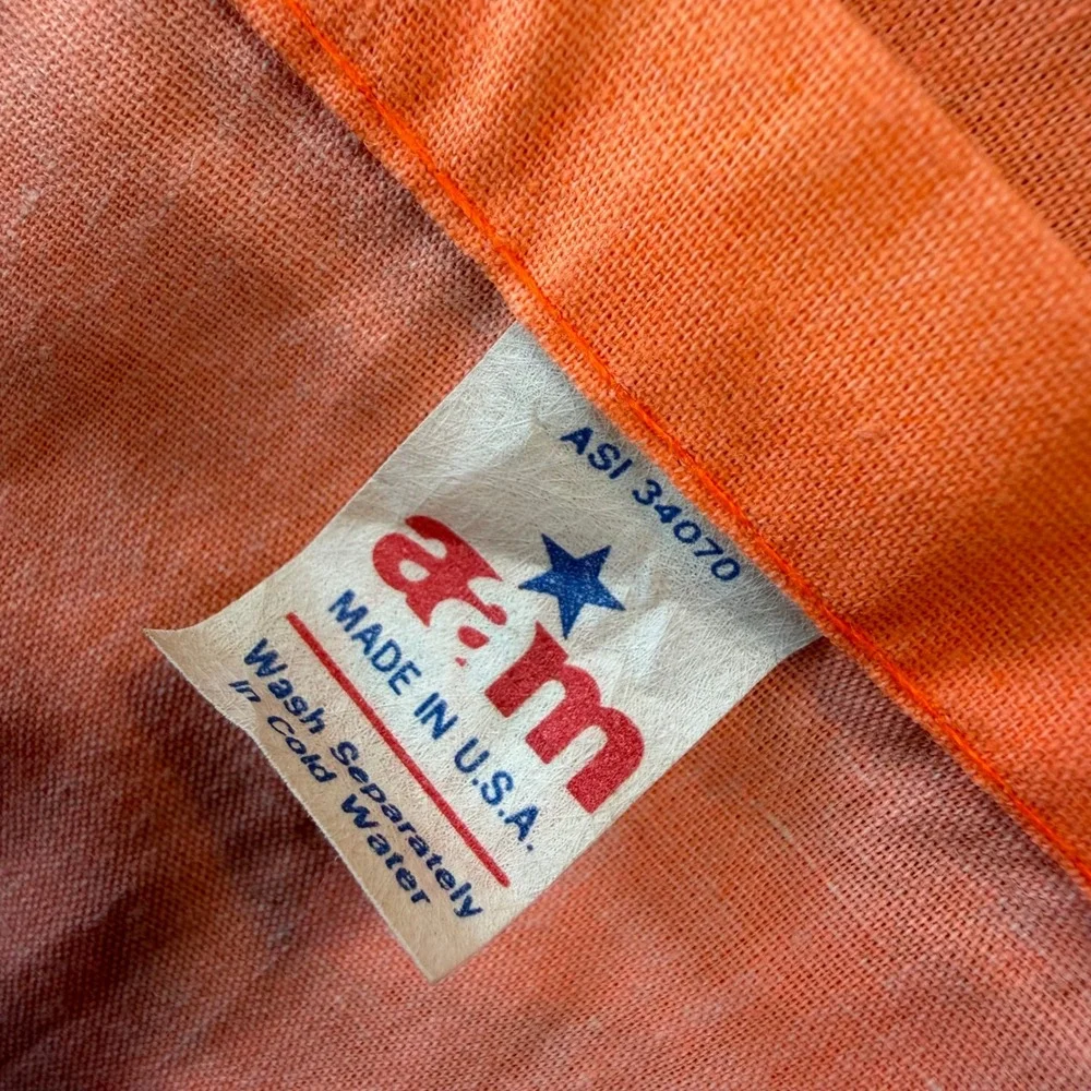 rare Vintage Gays R Us Bandana Orange LGBTQ Pride WM Products Made in USA ARM